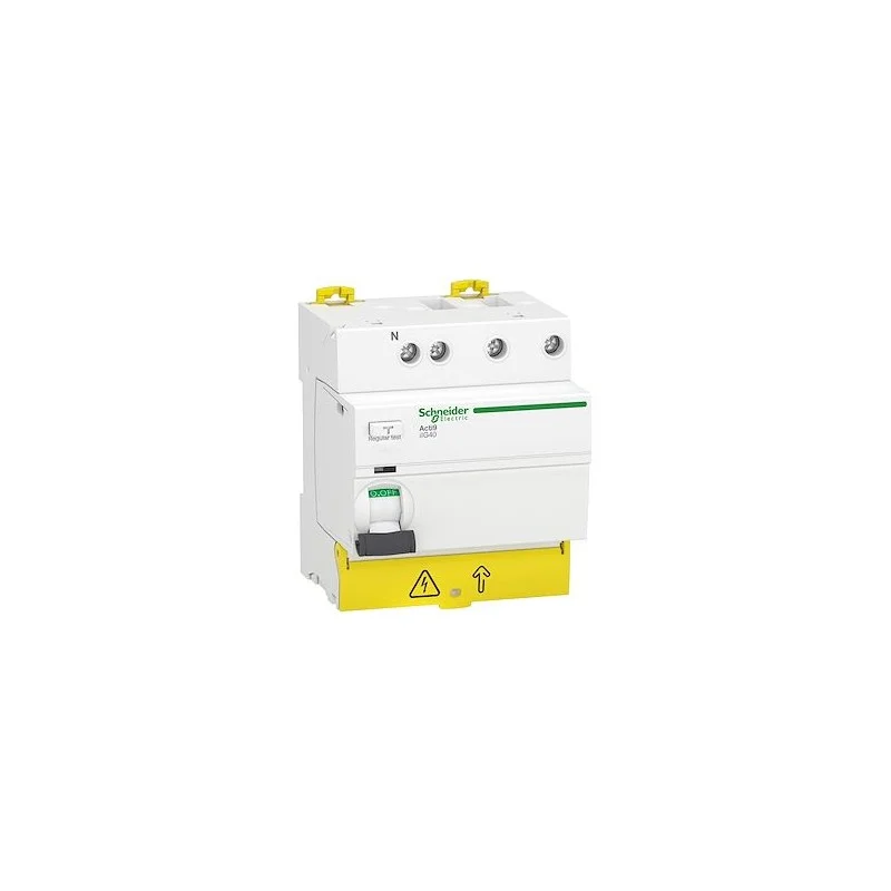 Prix Choc Schneider A9R67740 Acti9 iIG40 - Inter. diff tête de groupe - 3P+N - 40A - 30mA - Type AC