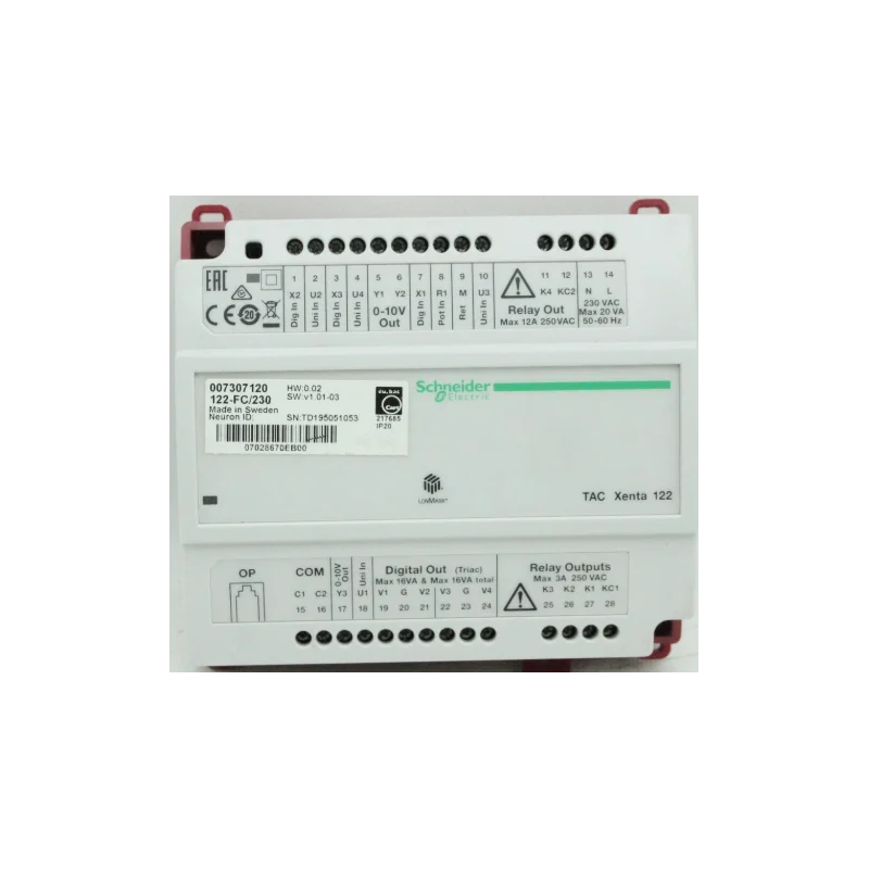 Promotion Schneider 007307120 Contrôleur XENTA 122-FC/230
