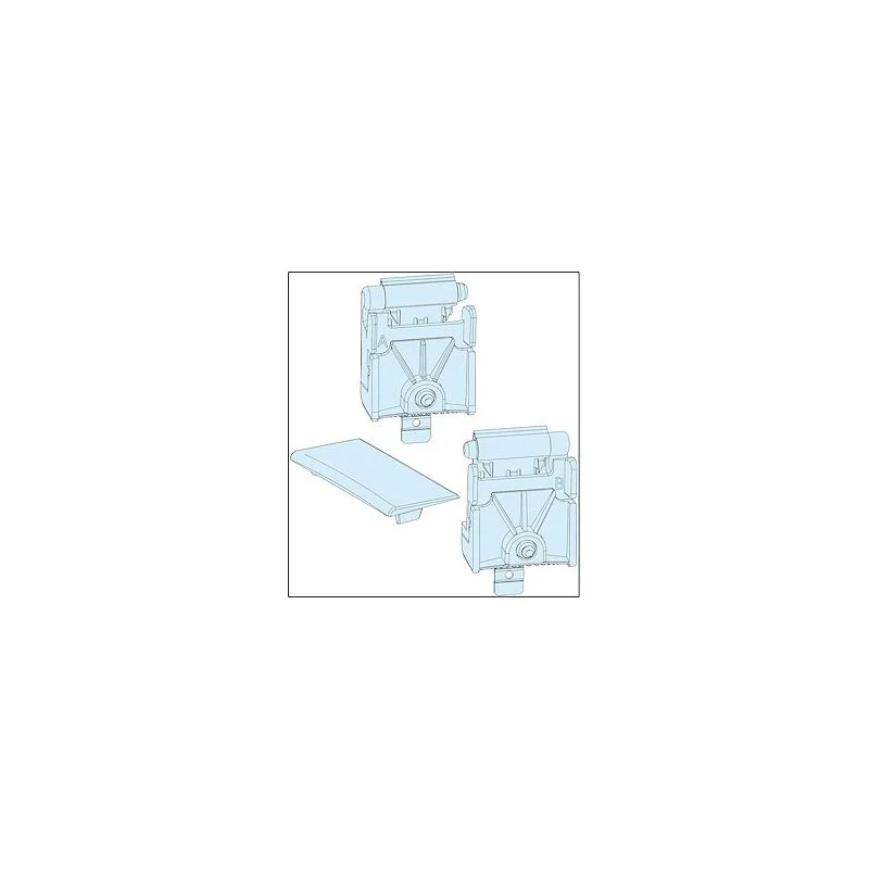 Affaire À Saisir Schneider LVS08585 PrismaSeT G - Kit pivotement plastron - lot de 2