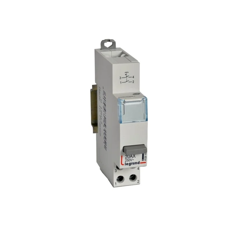 Prix Choc Legrand 412910 Interrupteur poussoir modulaire - simple fonction 2 no - 1 module