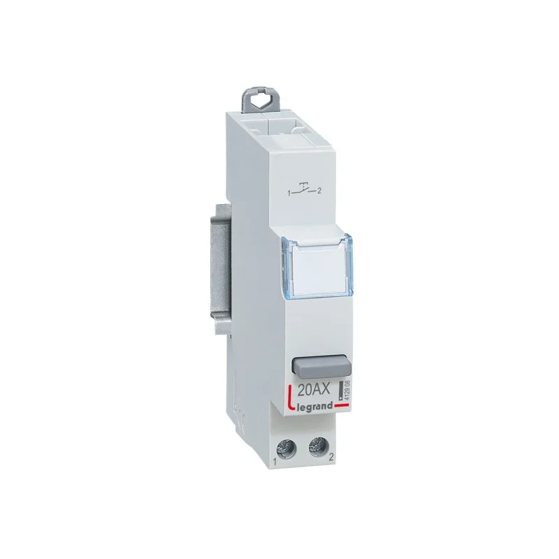 Legrand 412908 Poussoir modulaire - simple fonction 1 no - 1 module Seulement Aujourd'hui
