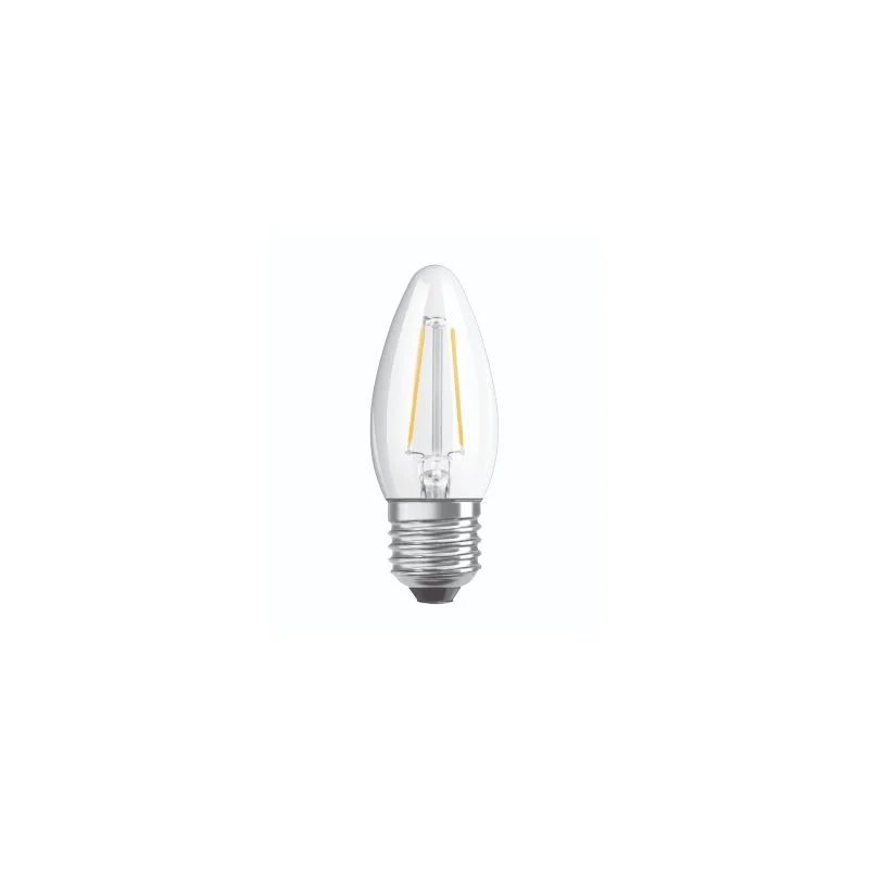 Bon Plan Osram 590670 Parathom Retrofit Classic LED E27 Bougie Filament Claire 4.8W 470lm - 827 - Dimmable - Équivalent 40W