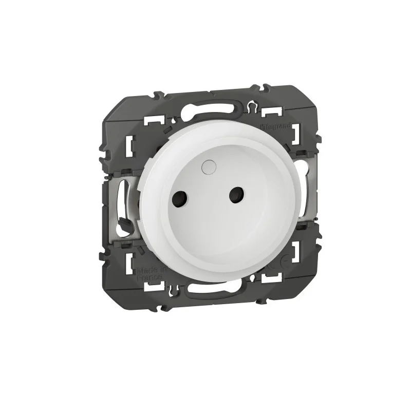 Legrand 600334 Prise de courant 2P blanc Legrand Dooxie à puits 16A Nouvelle Collection