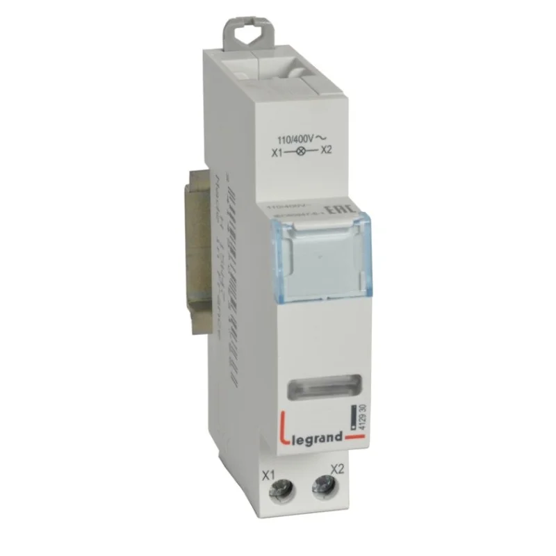 Legrand 412930 Voyant à LED CX³ simple 110V~ à 400V~ - blanc - 1 module Prix Bas