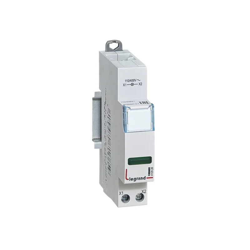 Legrand 412926 Voyant à LED Simple Vert 110 V à 400 V 1 Module CX3 Meilleure Vente