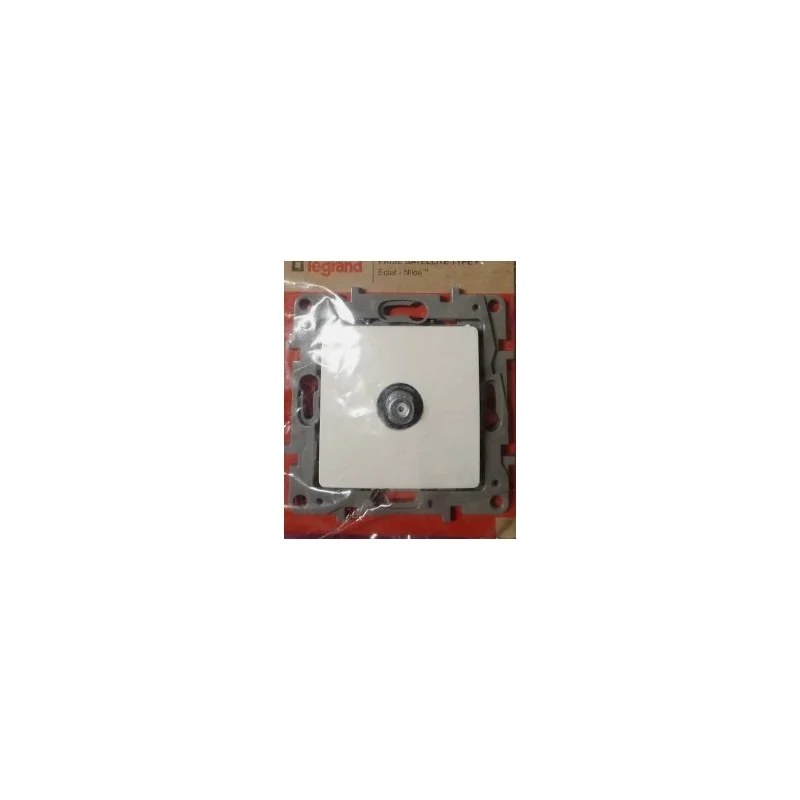 Legrand 096619 Prise TV Prise Antenne Television Type R SAT NILOE BLANC ECLAT Expédition Rapide
