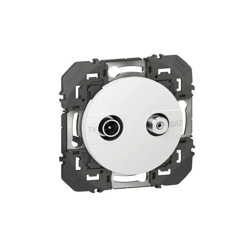 Legrand 600356 Prise TV-SAT blanc Dooxie étoile blindée Nouveauté