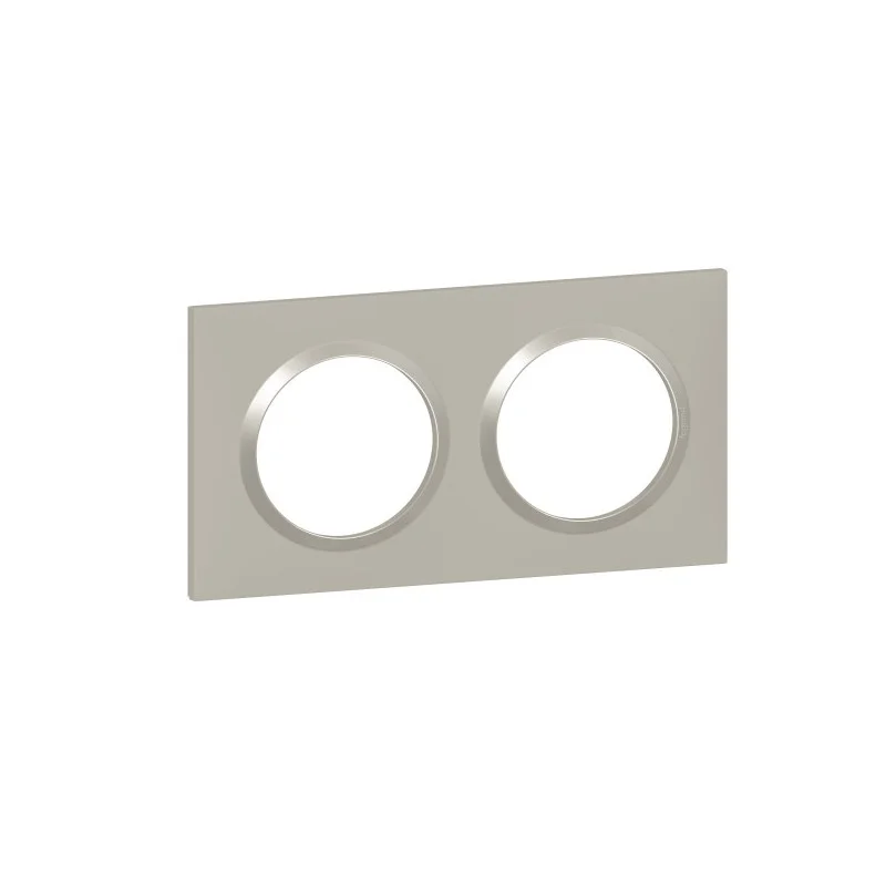 Vente Flash Legrand 600822 Plaque carrée plume Dooxie 2 postes
