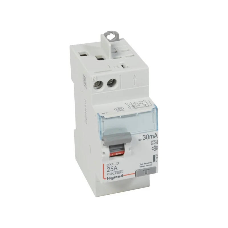 Legrand 411637 Interrupteur Différentiel 25 A 230 V DX³-ID Legrand - 2 Pôles Prix Bas