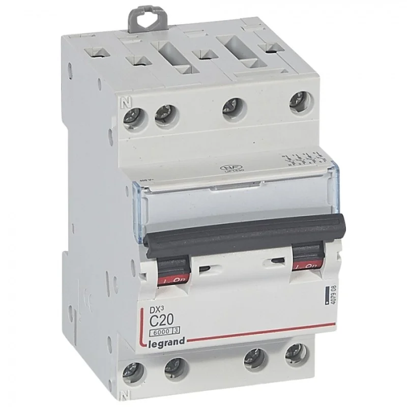 Legrand 408078 Disjoncteur dx³ 6000-auto/vis-3p-400v -32a-10ka-courbe d-départ tri-peigne hx³ opti 4p Solde