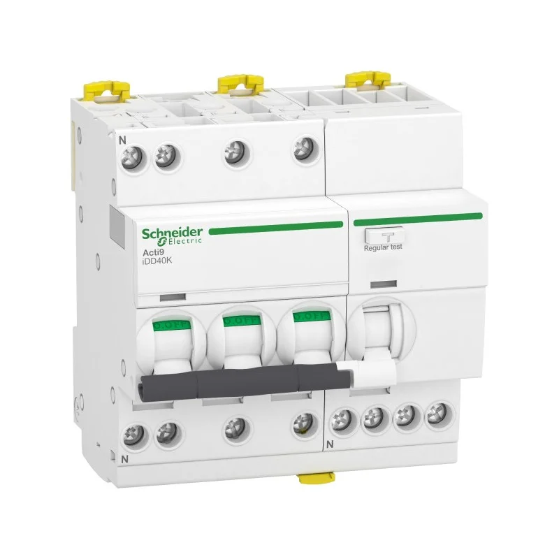 Schneider A9DK1732 Disjoncteur différentiel 3P+N 32A Acti9 idd40k Courbe C 4500a/4,5a 30ma type AC Dernier Modèle