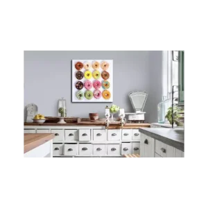 Nouveauté Tableau déco murale pâtisseries colorées